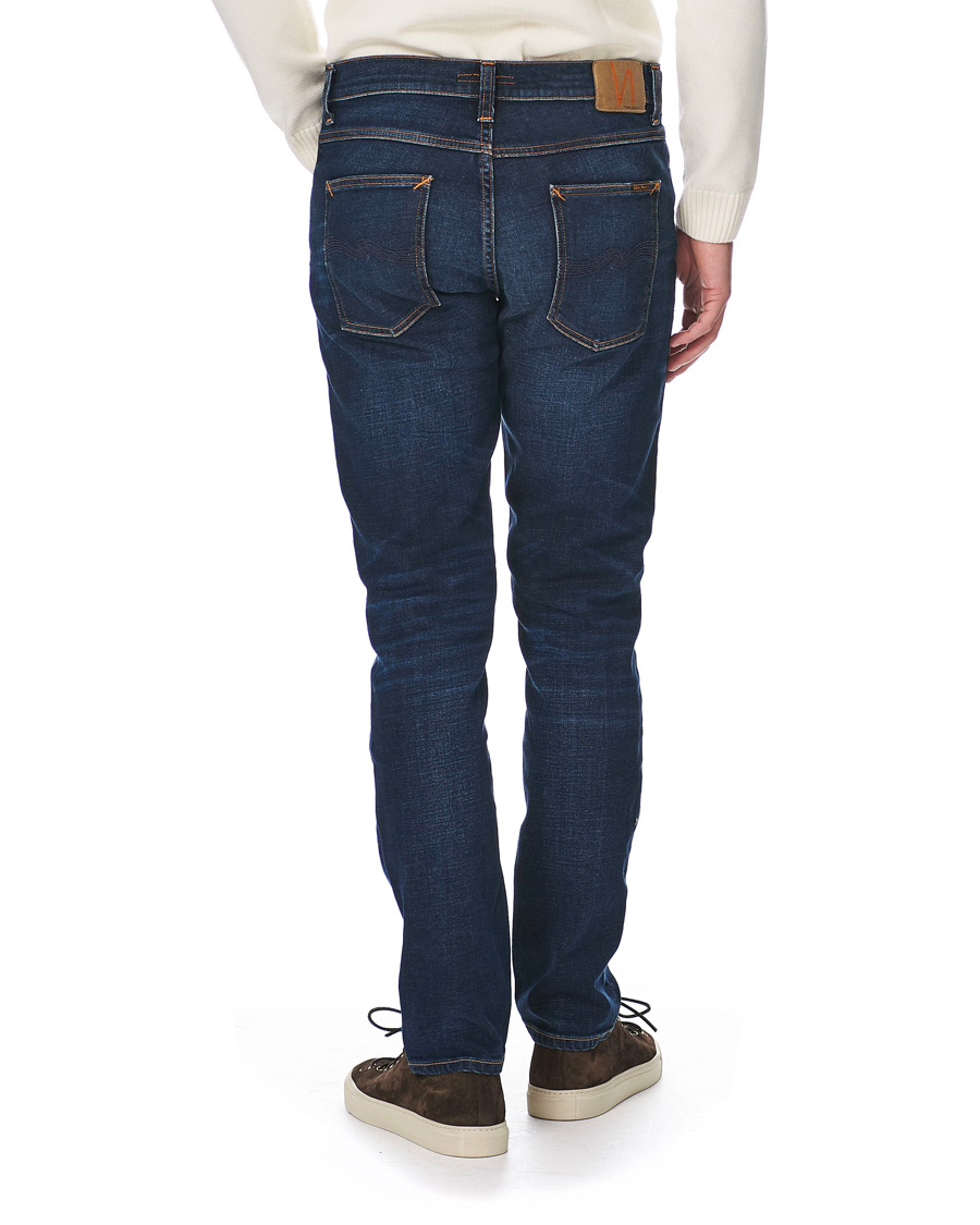 Herren | Jeans | Nudie Jeans | Lean Dean Organic Jeans Dark Deep Worn
