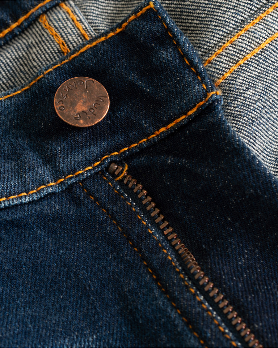 Herren | Jeans | Nudie Jeans | Lean Dean Organic Jeans Dark Deep Worn