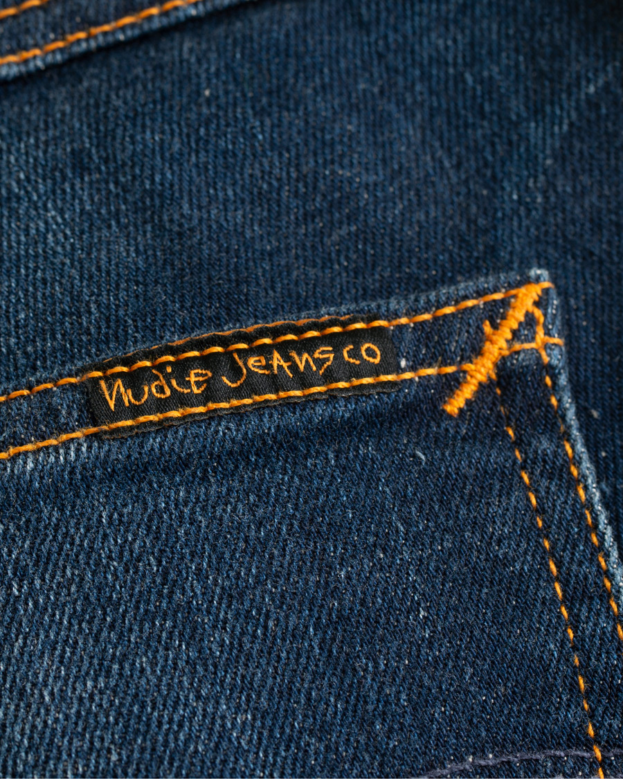Herren | Jeans | Nudie Jeans | Lean Dean Organic Jeans Dark Deep Worn