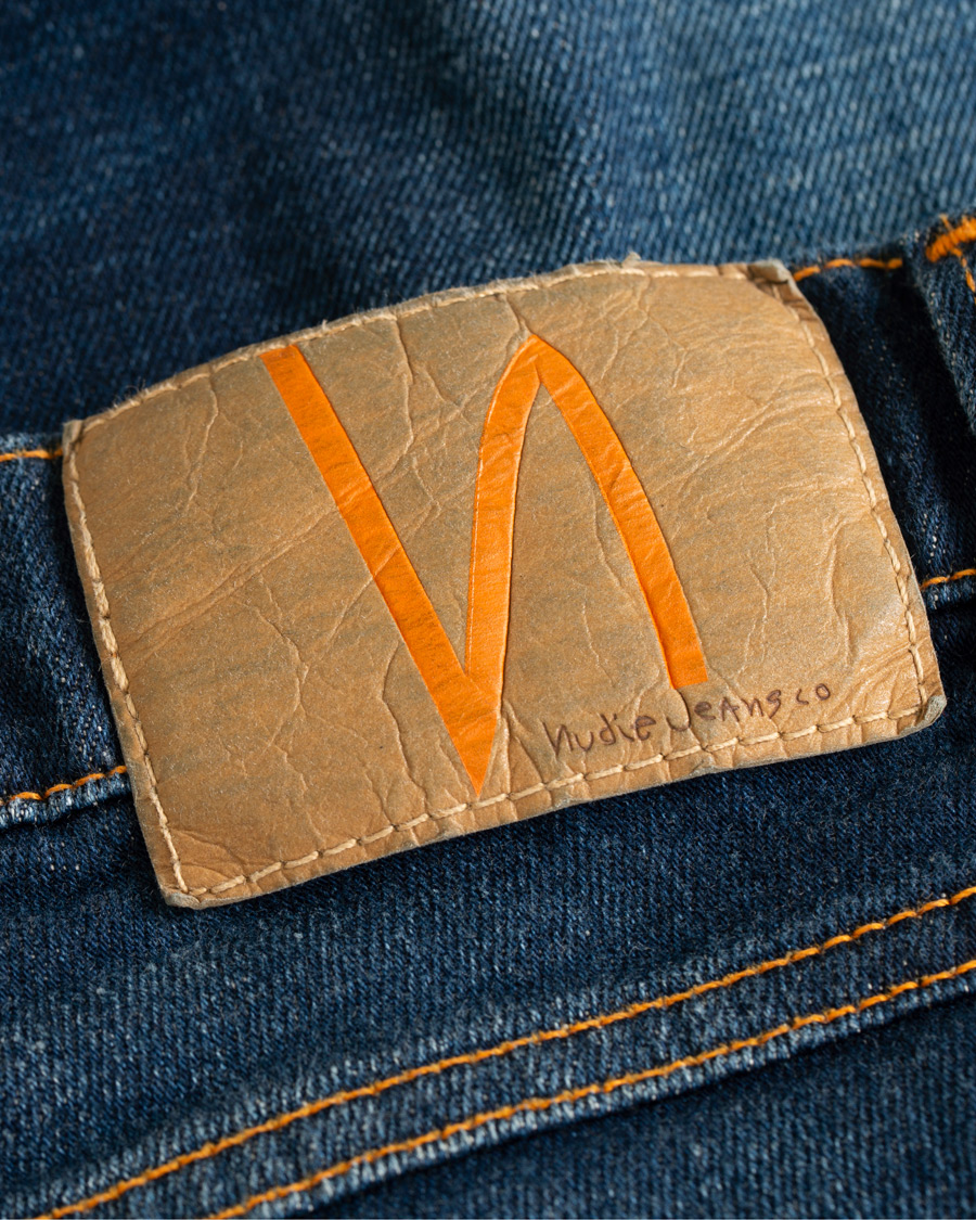 Herren | Jeans | Nudie Jeans | Lean Dean Organic Jeans Dark Deep Worn