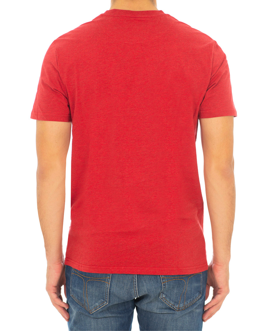 Herren | T-Shirts | Lyle & Scott | Garment Dyed T-Shirt Dark Red Marl
