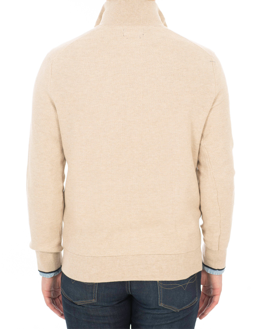 Herren | Pullover | Polo Ralph Lauren | Texture Half Zip Oatmeal Heather