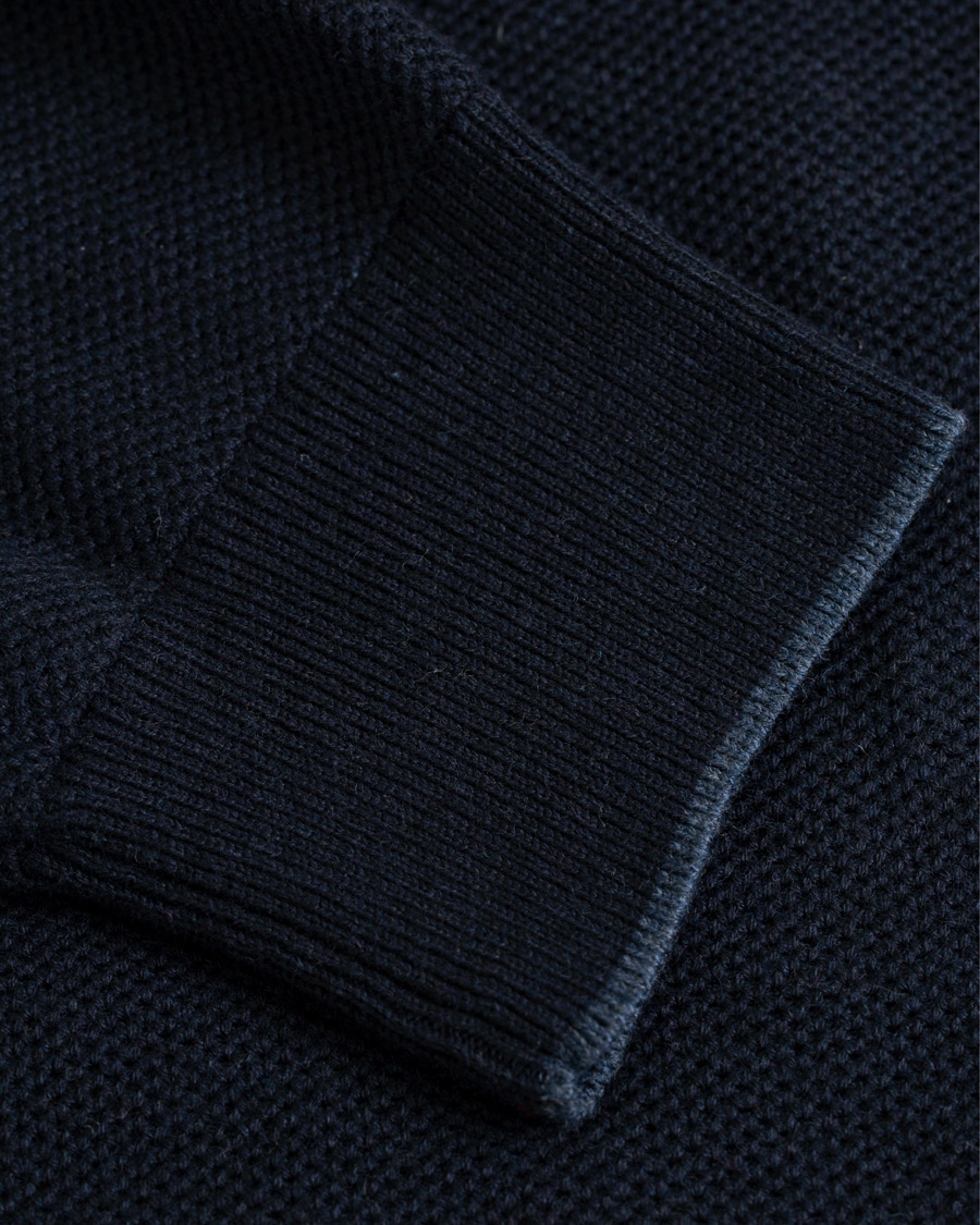 Herren | Pullover | Polo Ralph Lauren | Texture  Half Zip Navy Heather