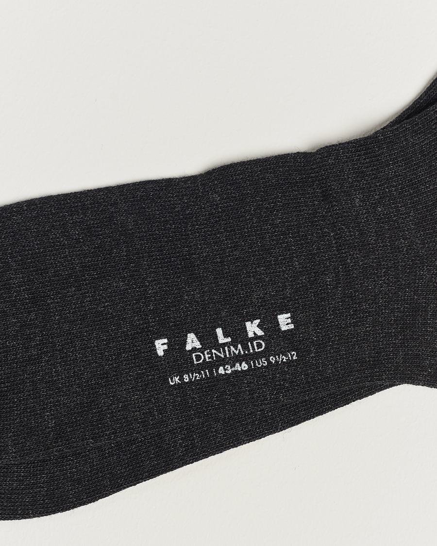 Herr |  | Falke | Denim ID Jeans Socks Anthracite Melange