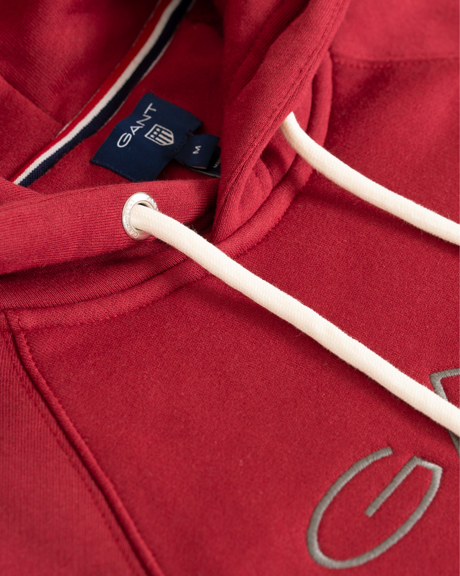 Herren | Pullover | GANT | Shield Hoodie Mahogany Red