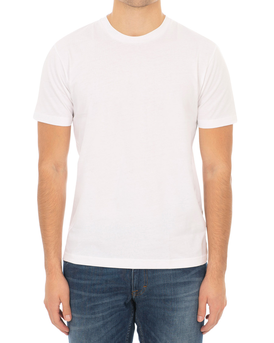 Herren | T-Shirts | Sunspel | Riviera Organic Tee White