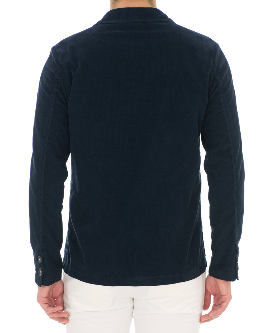 Herren | Sakkos | Massimo Alba | Baglietto Light Baby Corduroy Jacket Navy Blue