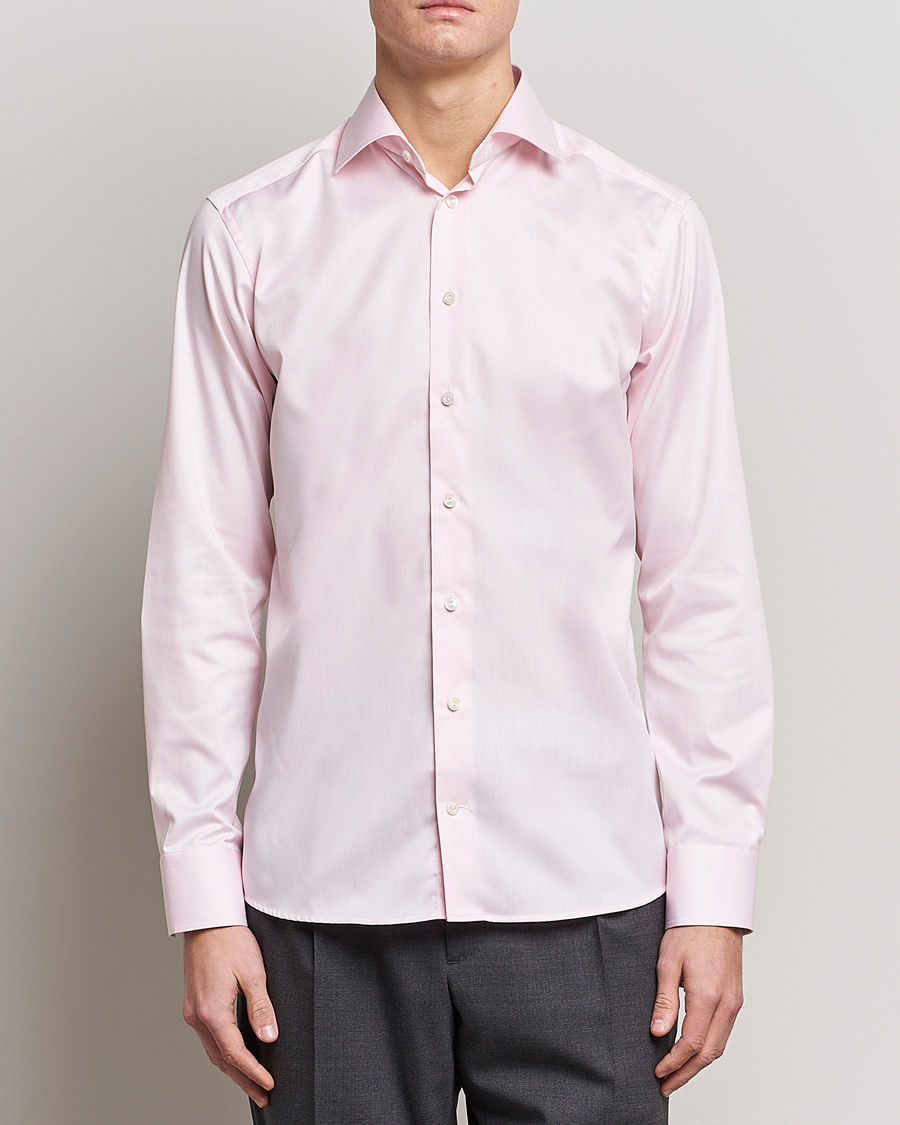 Herren |  | Eton | Slim Fit Signature Twill Shirt Pink