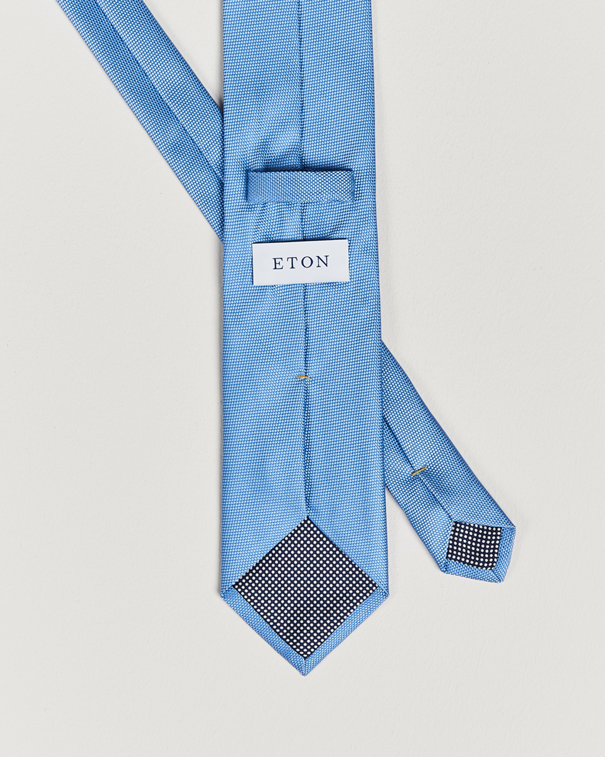 Herren | Krawatten | Eton | Silk Basket Weave Tie Light Blue