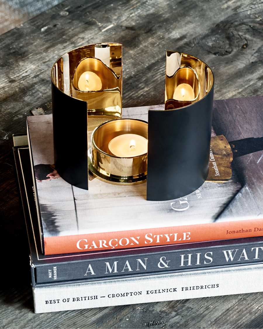 Herren | | Skultuna | Candle Holder Infinity Large Black
