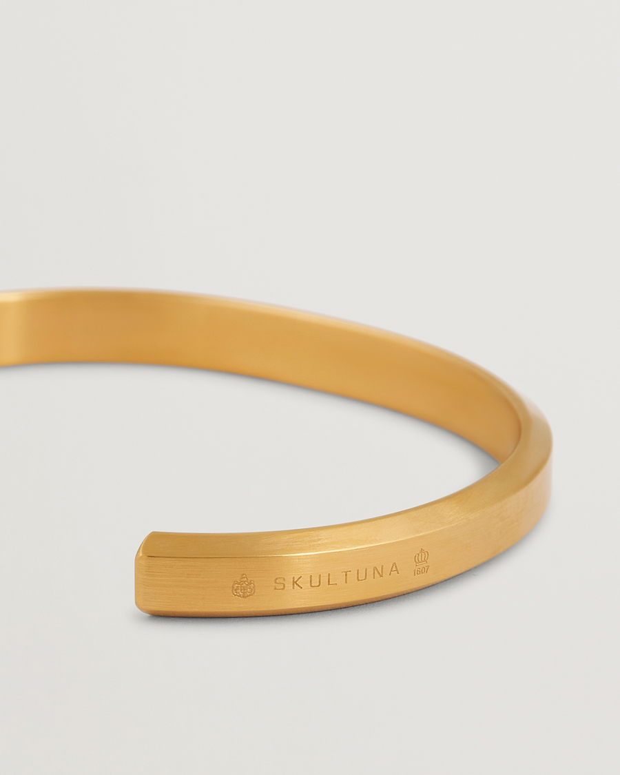 Herren | Skultuna Icon Cuff Matte Gold | Skultuna | Icon Cuff Matte Gold