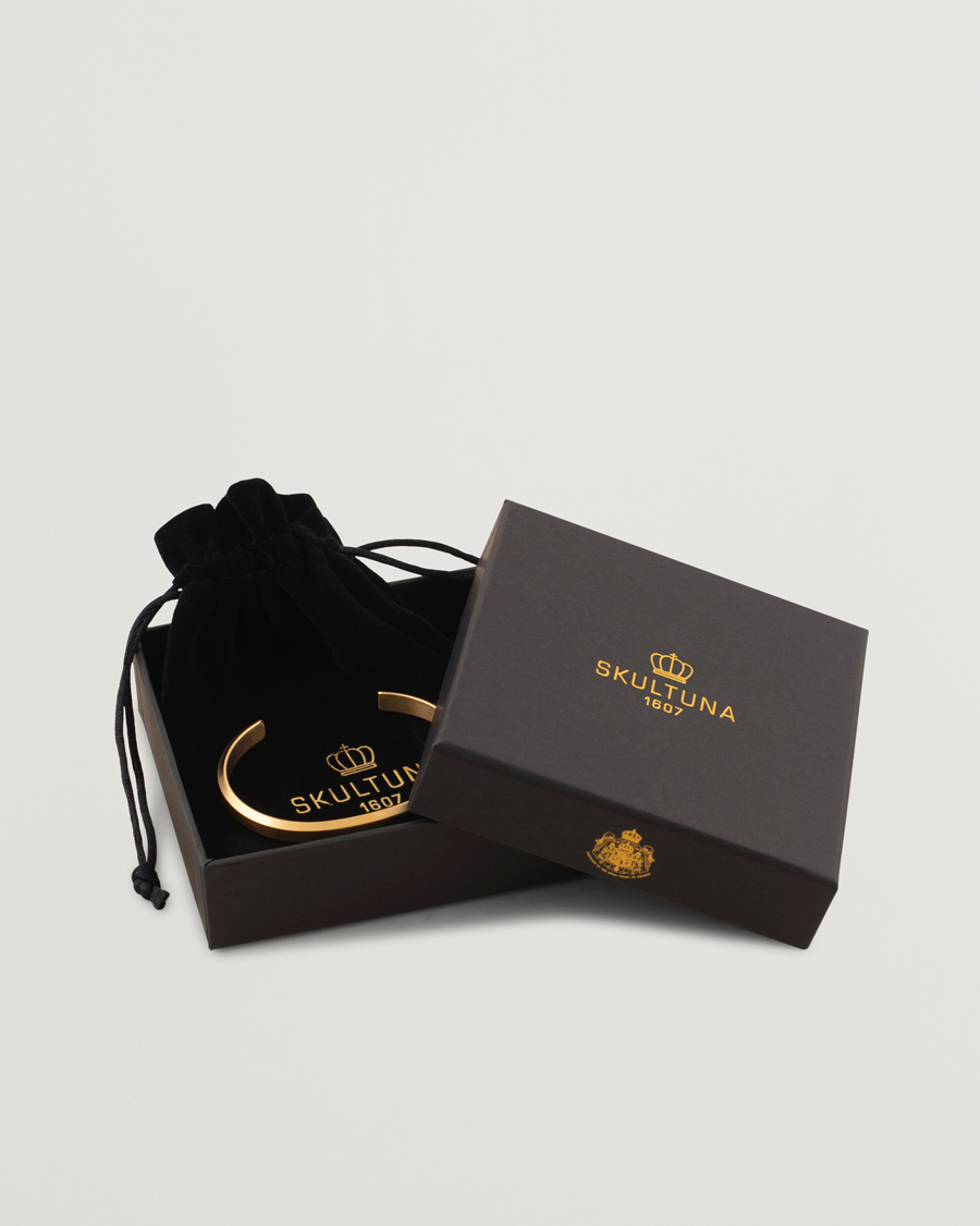 Herren | Skultuna Icon Cuff Matte Gold | Skultuna | Icon Cuff Matte Gold