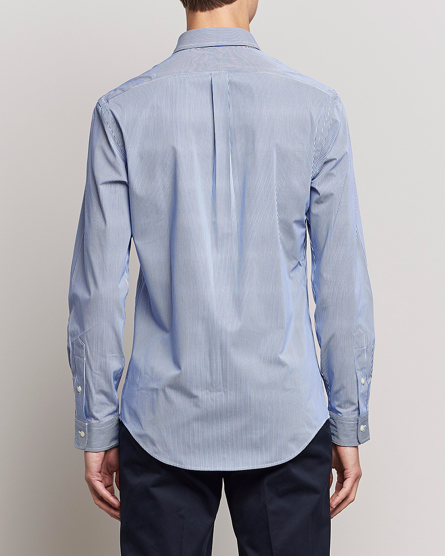 Herren | Hemden | Polo Ralph Lauren | Slim Fit Thin Stripe Poplin Shirt Blue/White