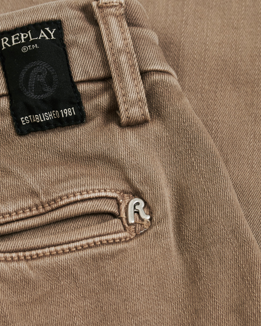 Herren | Hosen | Replay | Zeumar Hyperflex Chino Sand