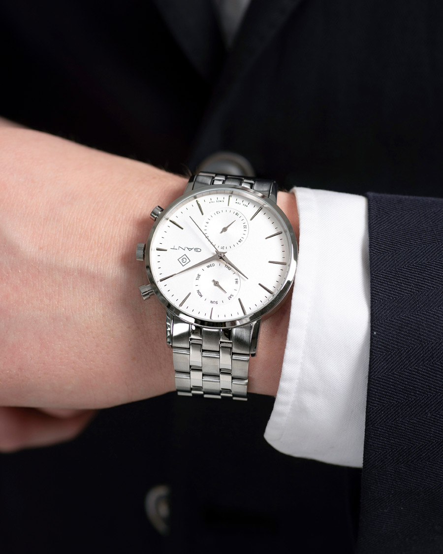 Herren | GANT Park Hill Day Date II Silver | GANT | Park Hill Day Date II Silver