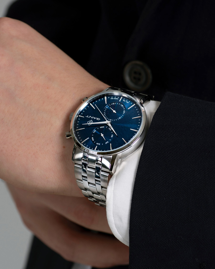 Herren | GANT Park Hill Day Date II Blue | GANT | Park Hill Day Date II Blue