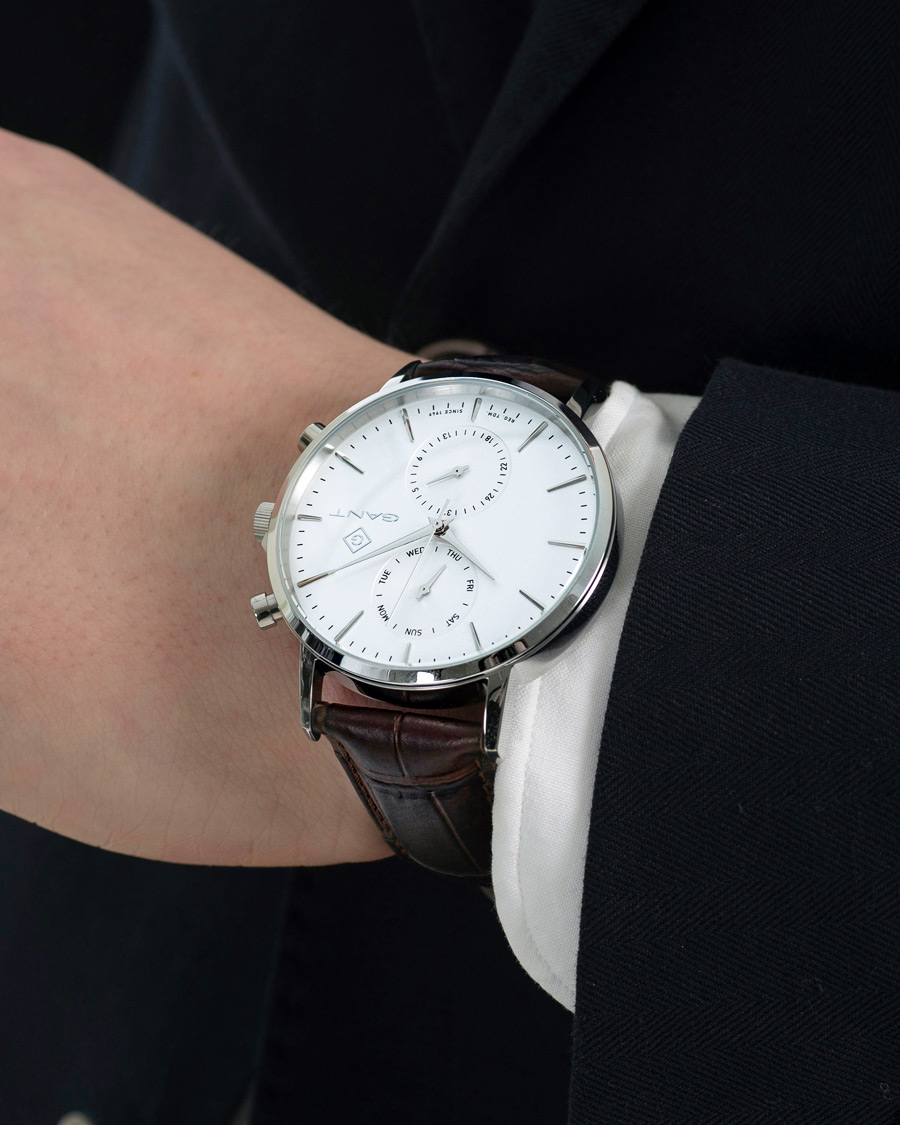 Herren | GANT Park Hill Day Date II Silver | GANT | Park Hill Day Date II Silver