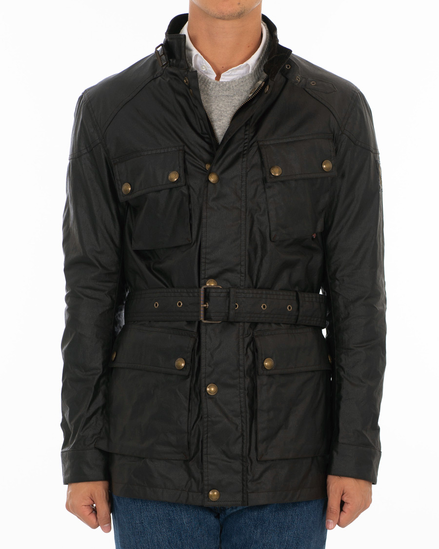 Herren | Jacken | Belstaff | Trialmaster Waxed Jacket Mahogany Brown