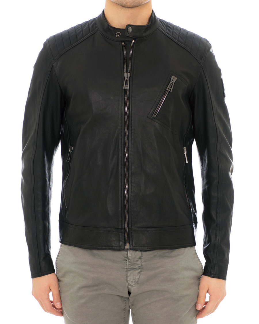 Herren | Jacken | Belstaff | V Racer Leather Jacket Black