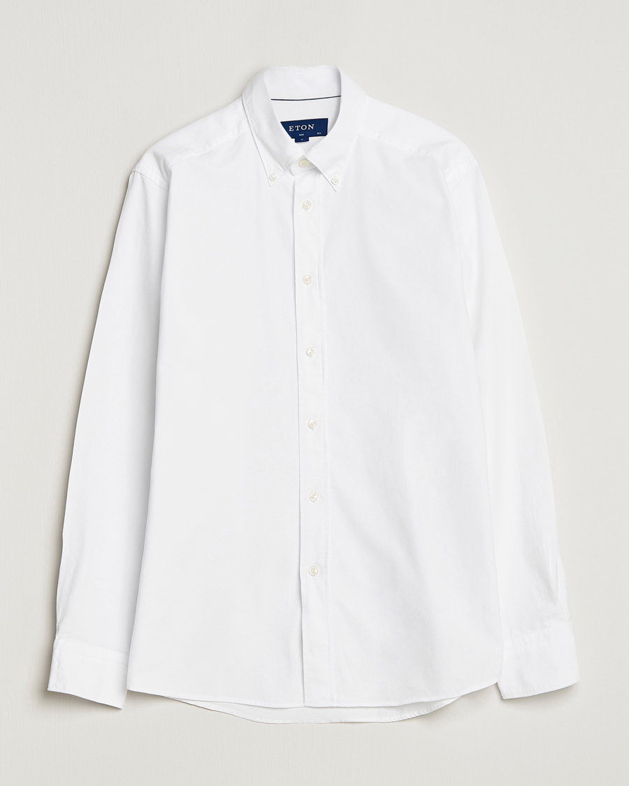 Herren | Hemden | Eton | Slim Fit Royal Oxford Button Down White