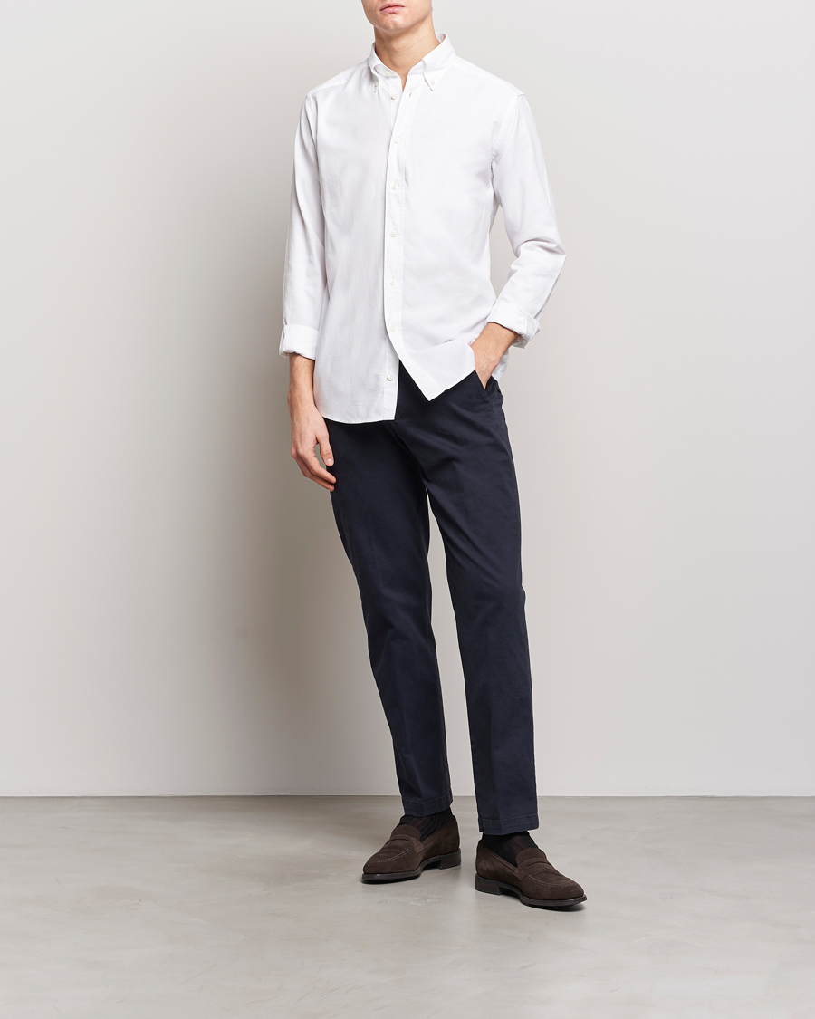 Herren | Hemden | Eton | Slim Fit Royal Oxford Button Down White