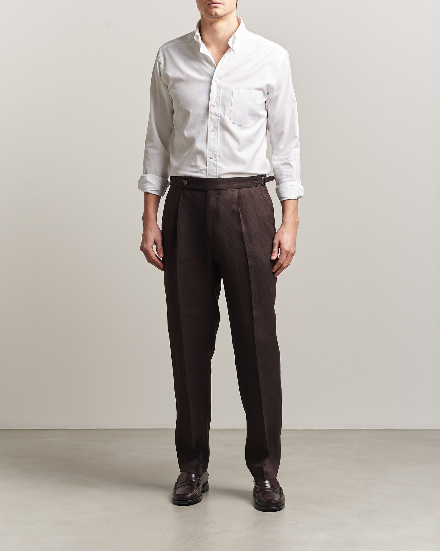 Herren | Hemden | Eton | Slim Fit Royal Oxford Button Down White