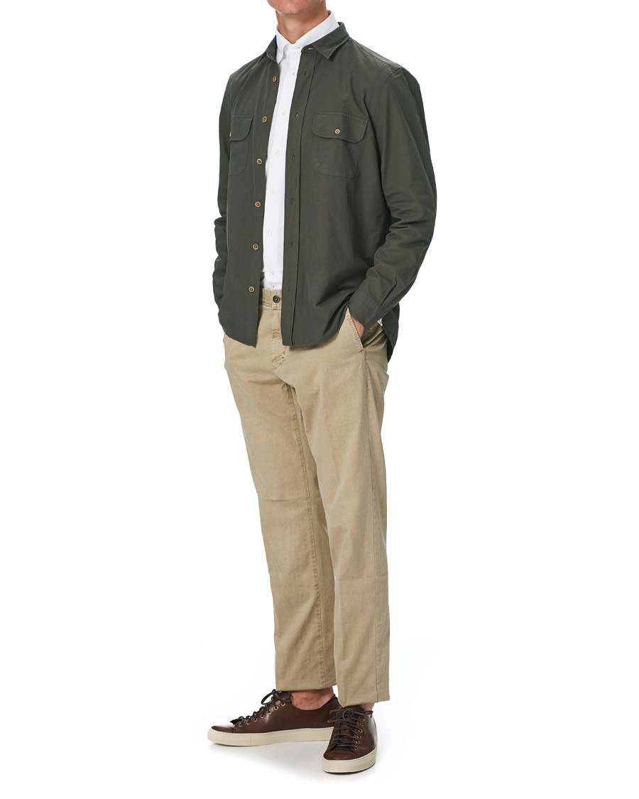 Herren | Hemden | Eton | Slim Fit Jersey Button Under Shirt White