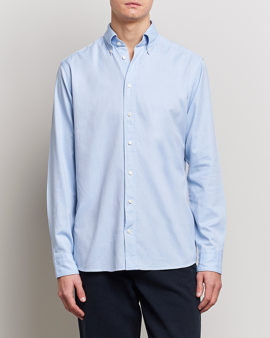 Herren | Kategorie | Eton | Slim Fit Royal Oxford Button Down Light Blue