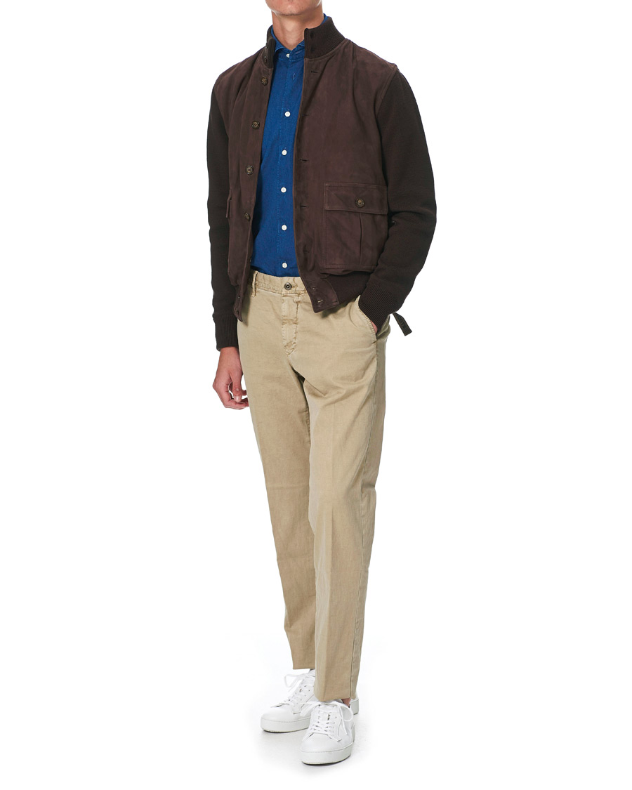 Herren | Hemden | Eton | Slim Fit Twill Extreme Cutaway Shirt Dark Blue
