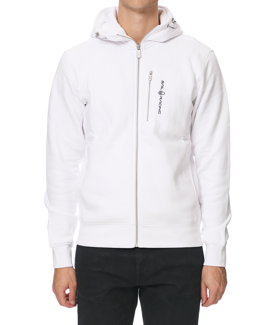 Herren | Pullover | Sail Racing | Bowman Full Zip Hoodie White