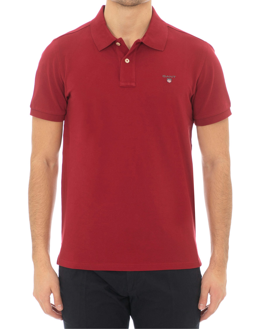 Herren | Poloshirts | GANT | The Original Polo Mahogany Red