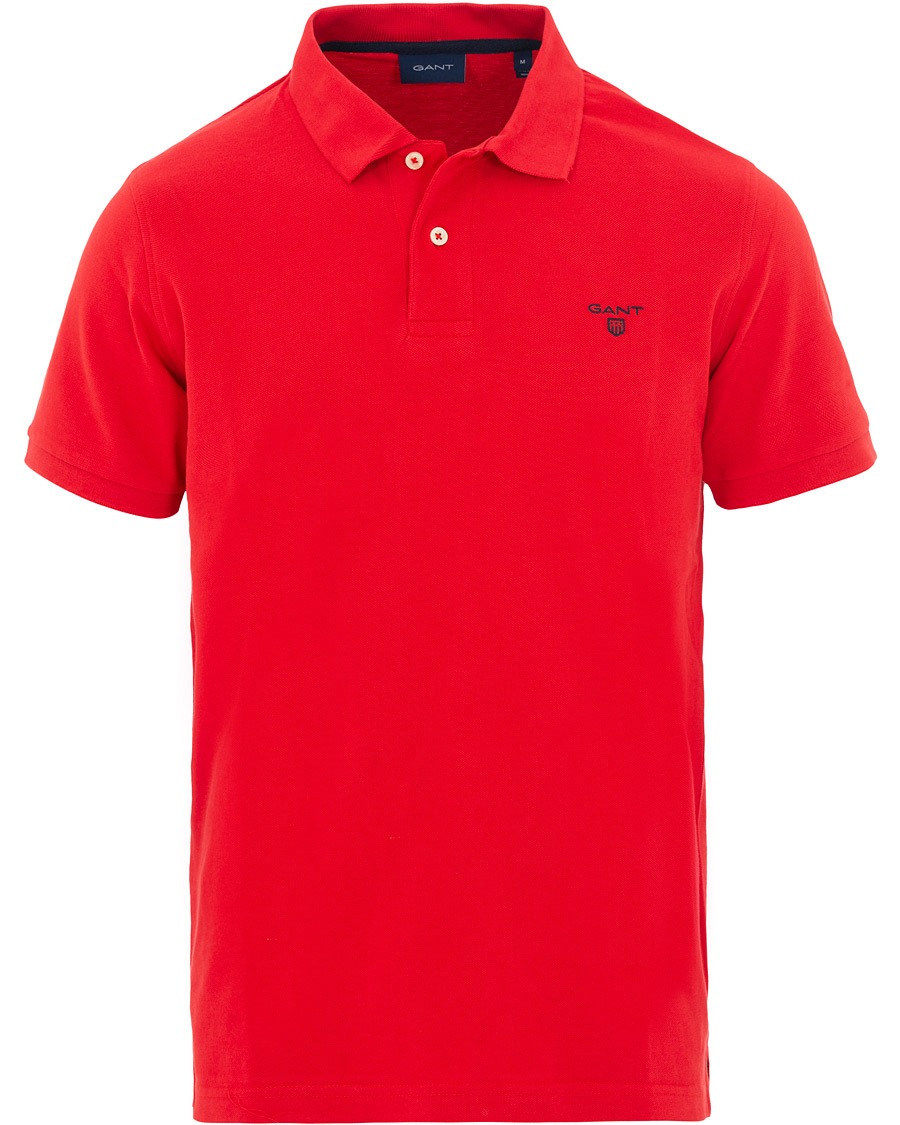 Herren | Poloshirts | GANT | Summer Polo Bright Red