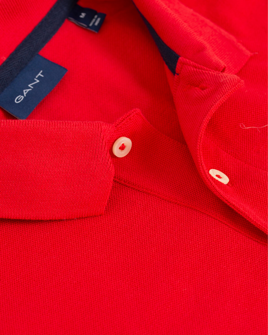 Herren | Poloshirts | GANT | Summer Polo Bright Red