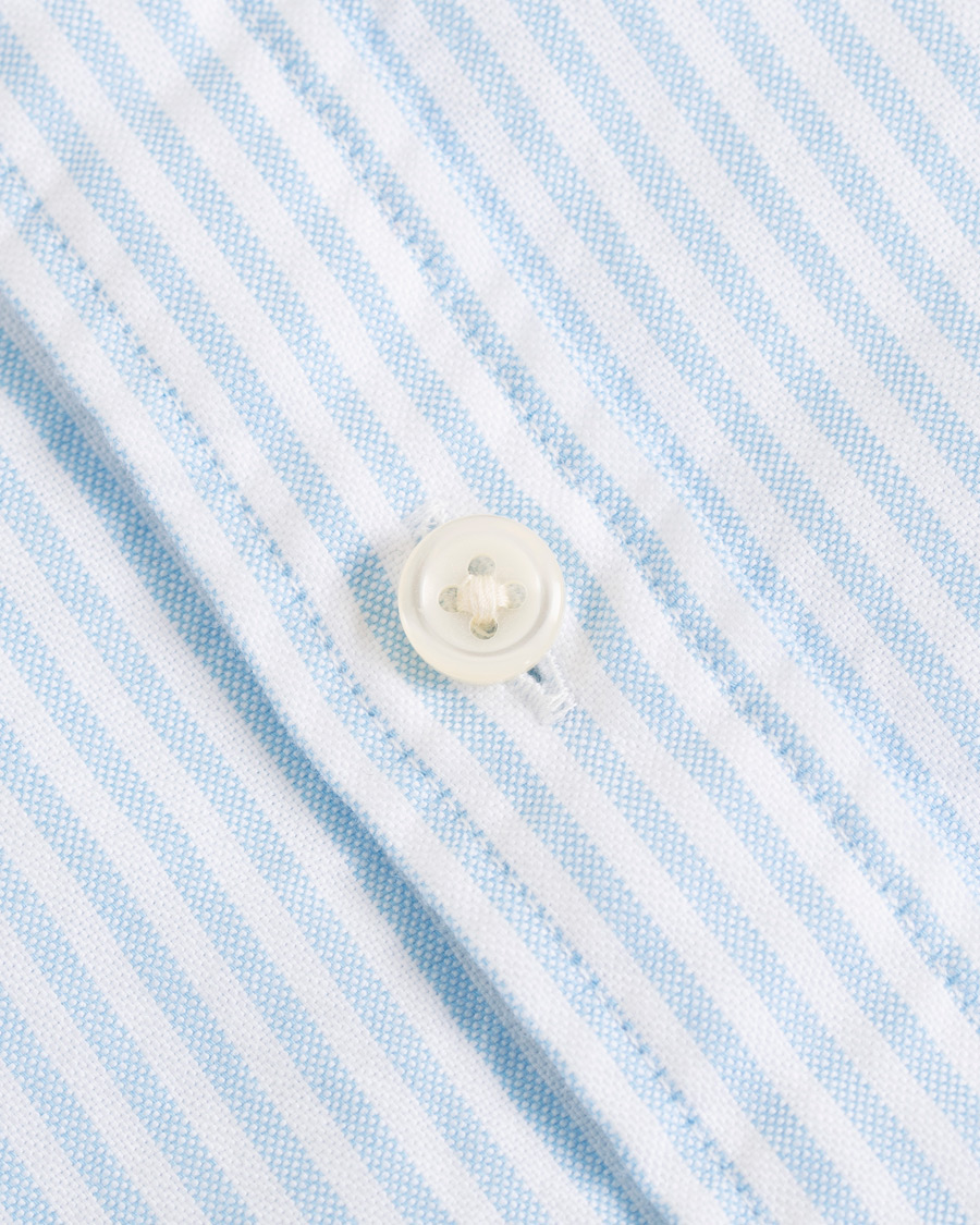 Herren | Hemden | GANT | Slim Fit Oxford Banker Stripe Shirt Capri Blue