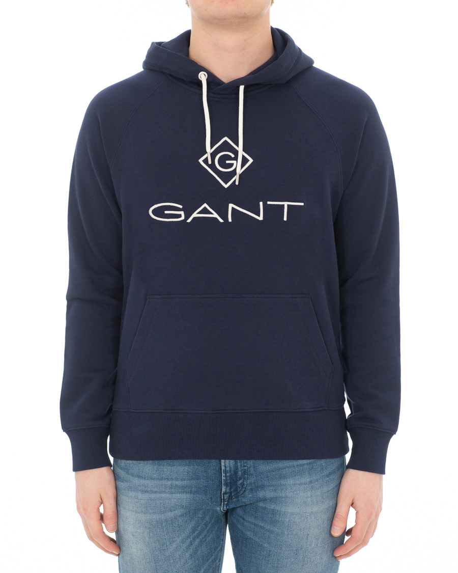 Herren | Pullover | GANT | Lock Up Hoodie Evening Blue