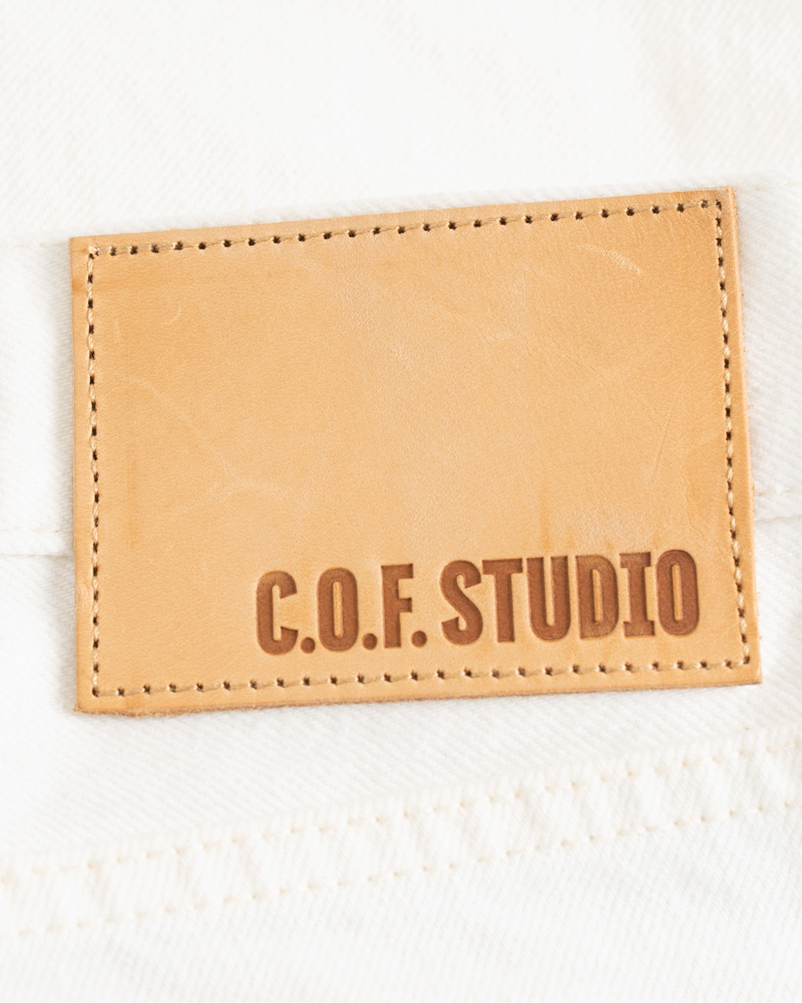 Herren | Jeans | C.O.F. Studio | M7 Tapered Selvedge Jeans Bleach