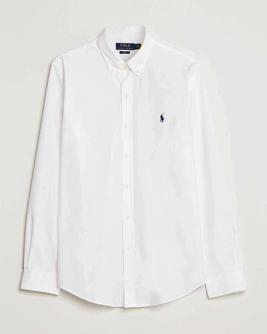 Herren |  | Polo Ralph Lauren | Slim Fit Shirt Poplin White