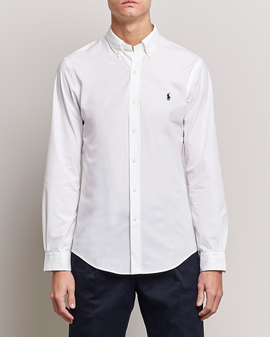 Herren | The Classics of Tomorrow | Polo Ralph Lauren | Slim Fit Shirt Poplin White
