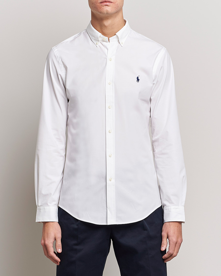 Herren |  | Polo Ralph Lauren | Slim Fit Shirt Poplin White