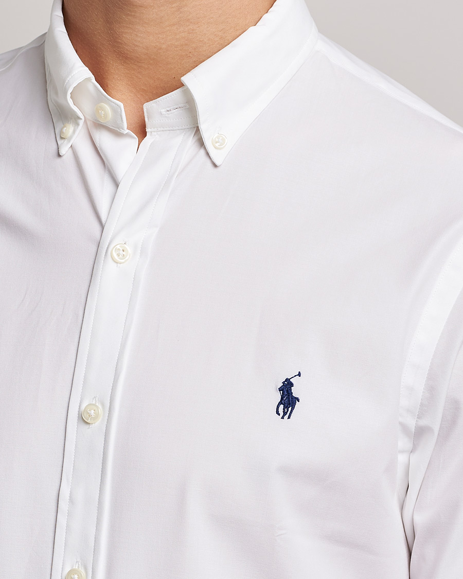 Herren | Hemden | Polo Ralph Lauren | Slim Fit Shirt Poplin White