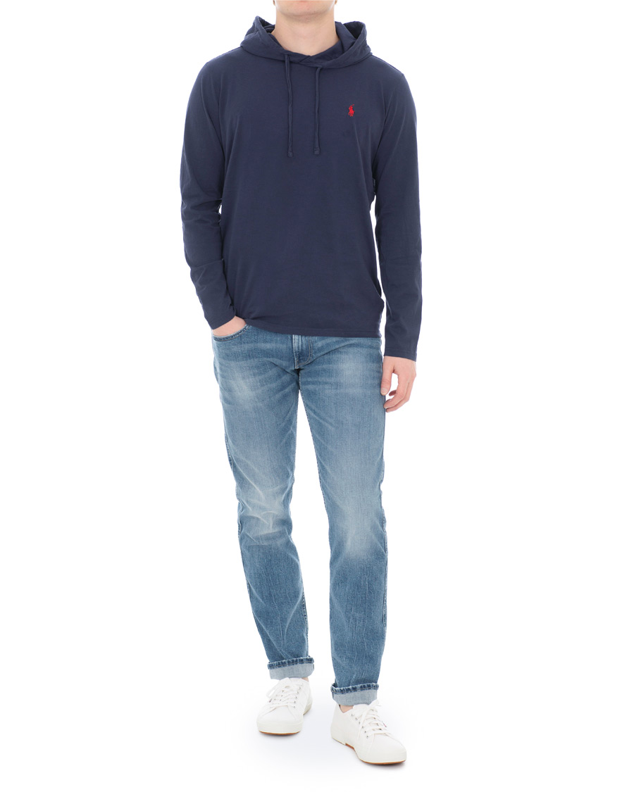 Herren | T-Shirts | Polo Ralph Lauren | Long Sleeve Hoodie Newport Navy