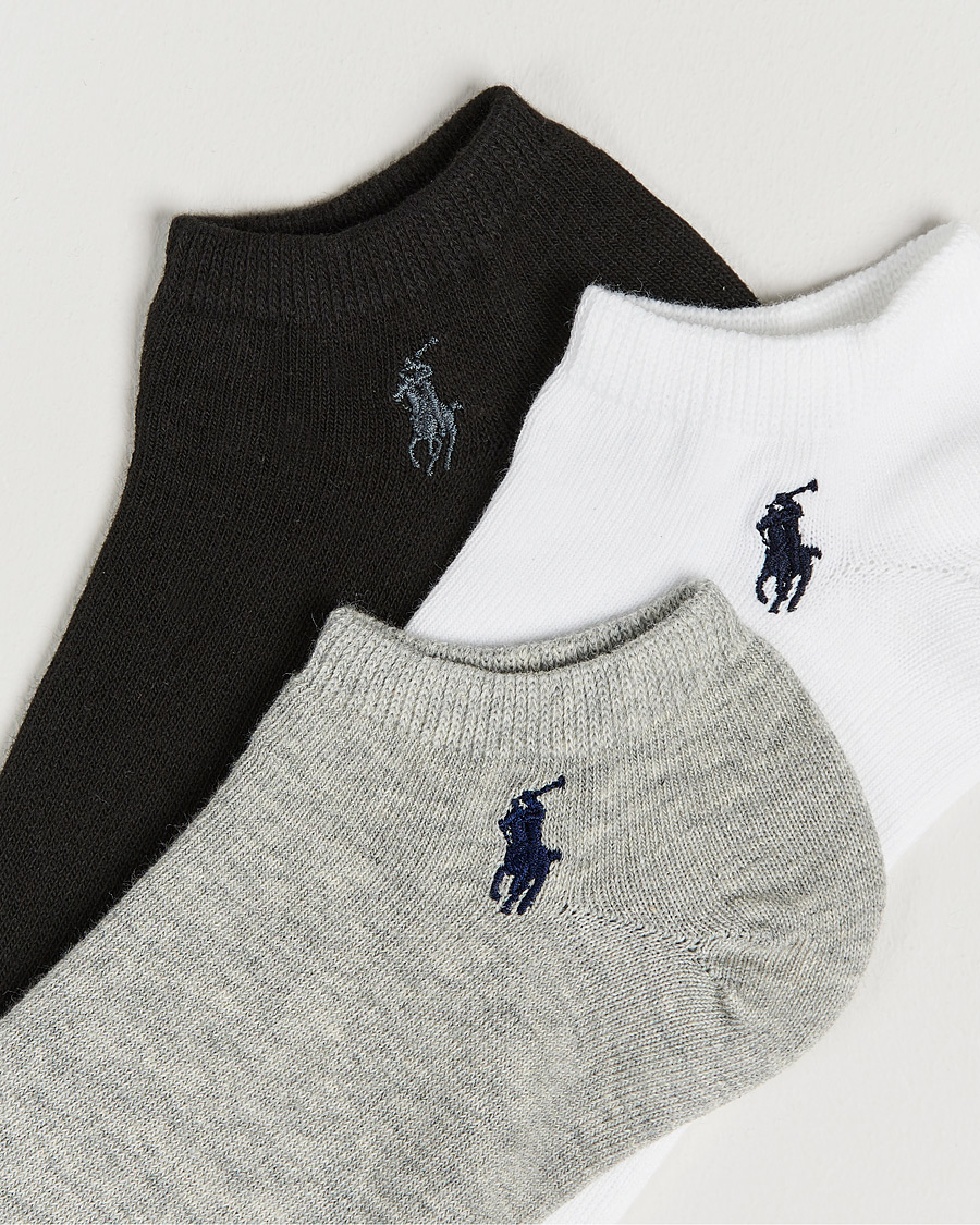 Herr | Underkläder | Polo Ralph Lauren | 3-Pack Ghost Sock Black/Grey/White