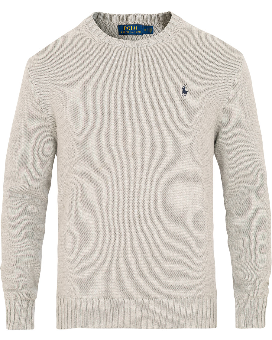 Herren | Pullover | Polo Ralph Lauren | Cotton Crew Neck Pullover Andover Grey