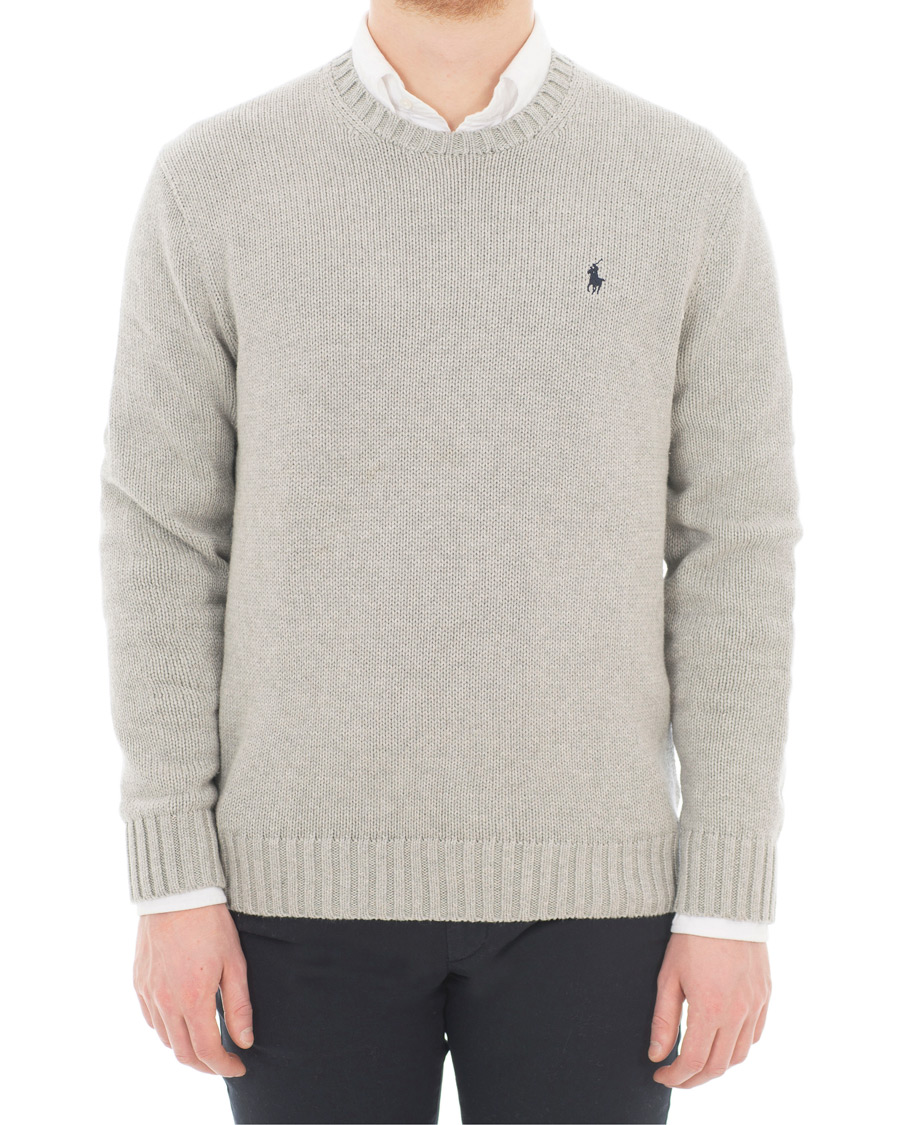 Herren | Pullover | Polo Ralph Lauren | Cotton Crew Neck Pullover Andover Grey