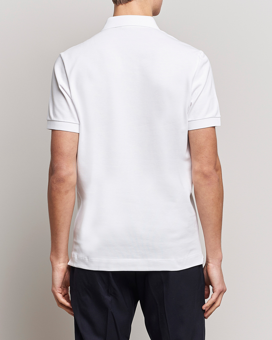 Herren | Poloshirt | Lacoste | Regular Fit Tonal Crocodile Poloshirt White