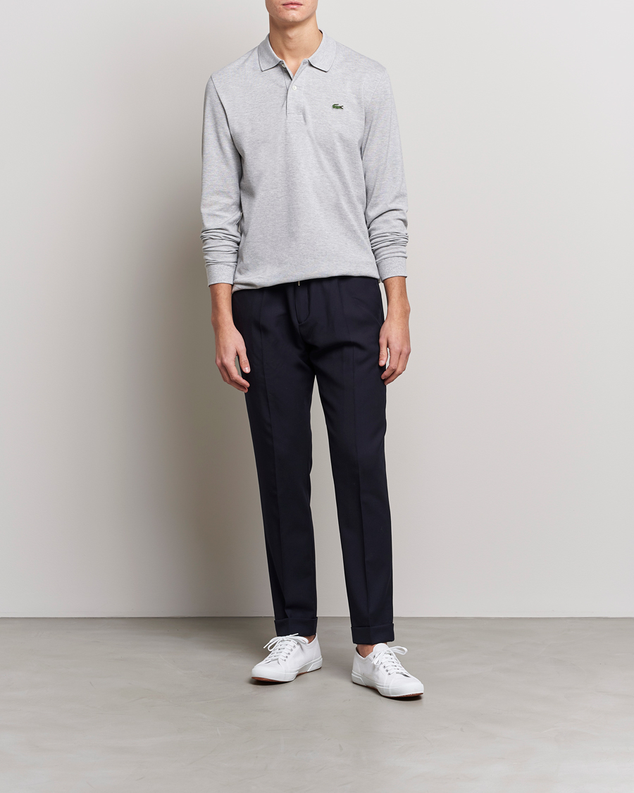 Herren | Kleidung | Lacoste | Long Sleeve Original Polo Grey