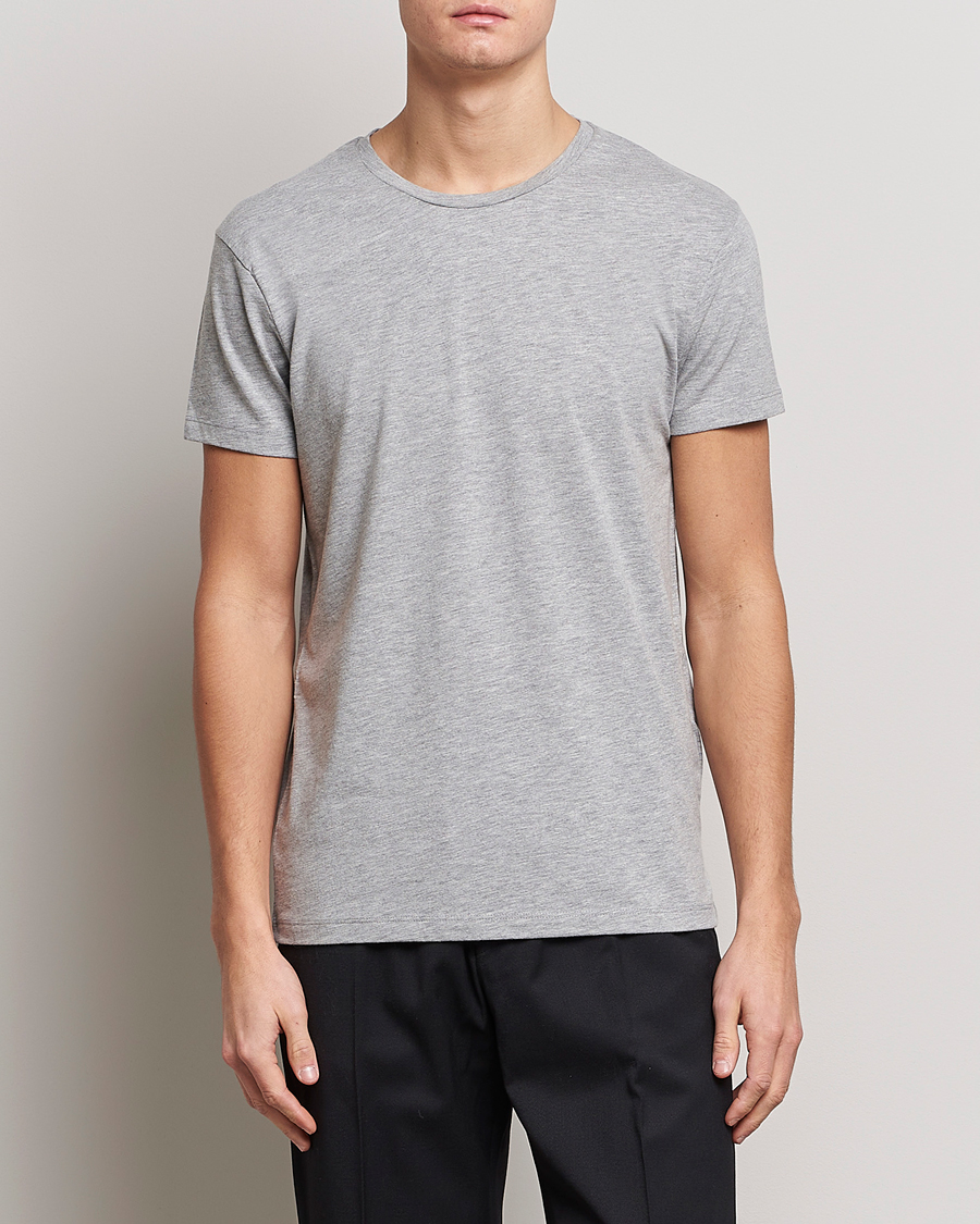 Herren | Contemporary Creators | Samsøe Samsøe | Kronos Crew Neck Tee Light Grey Melange