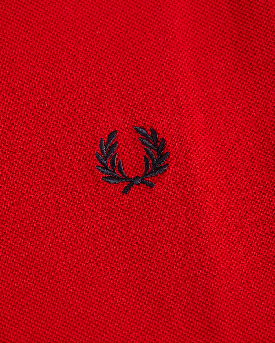 Herren | Poloshirts | Fred Perry | Twin Tip Polo Bright Red