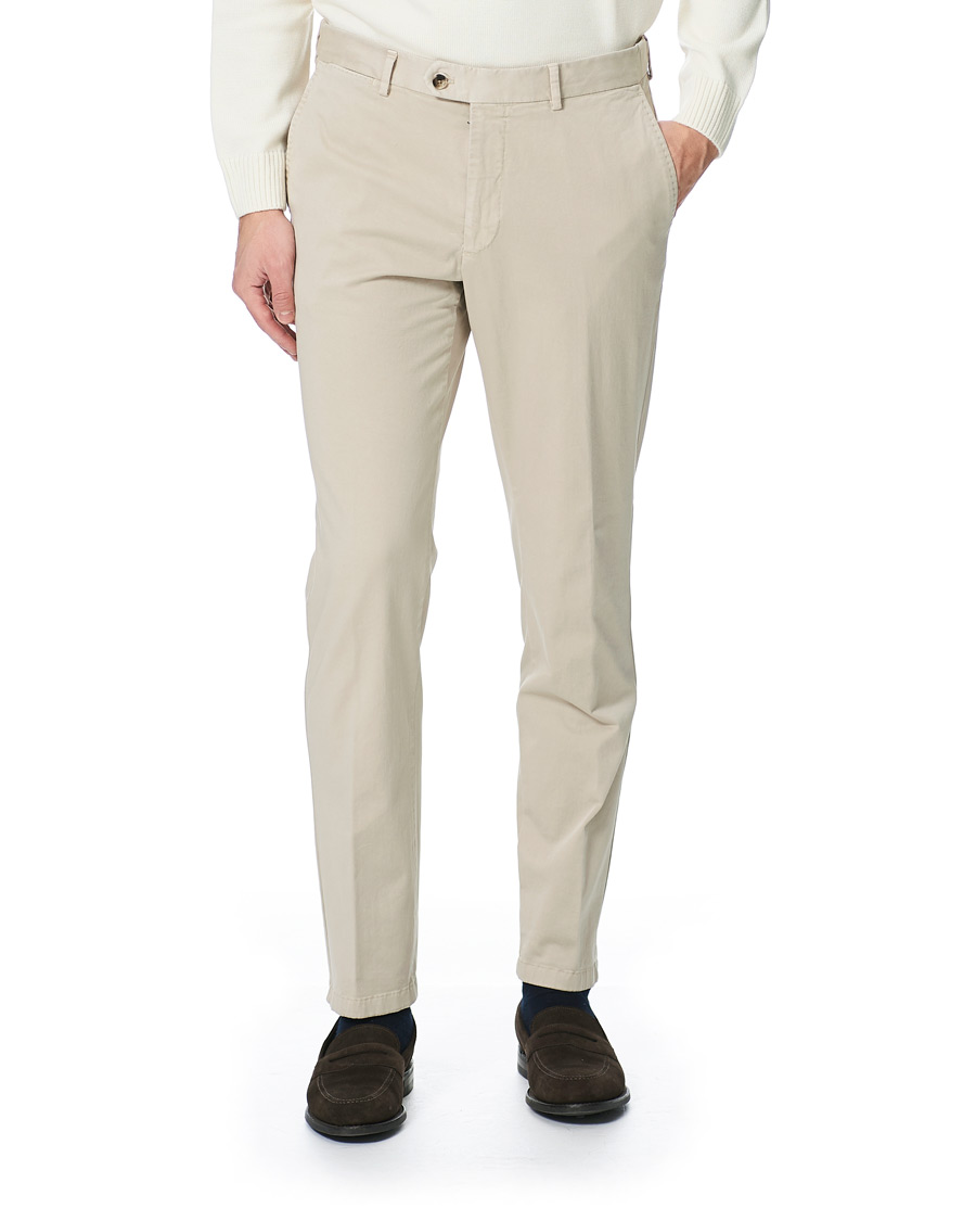 Herren | Hosen | Oscar Jacobson | Danwick Side Adjusters Chino Beige
