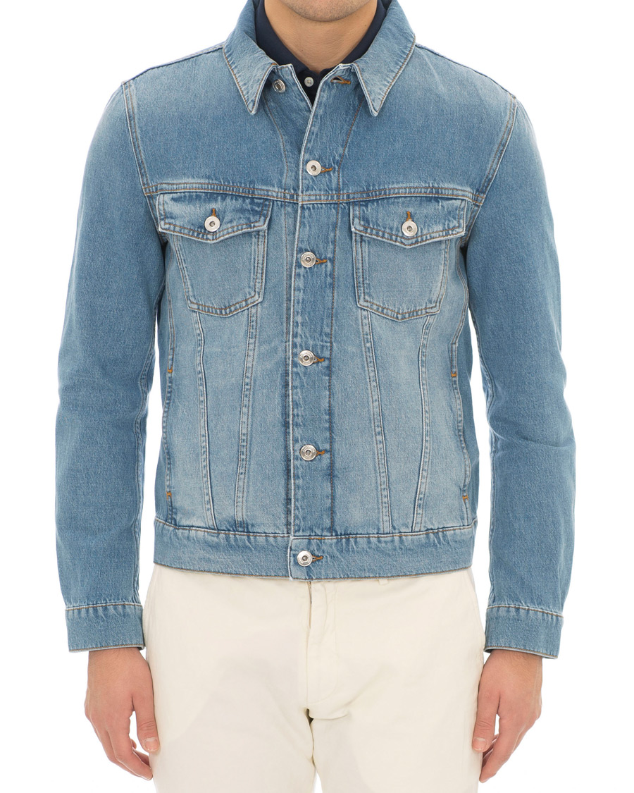 Herren | Jacken | J.Lindeberg | Ran Cali Denim Jacket Light Blue